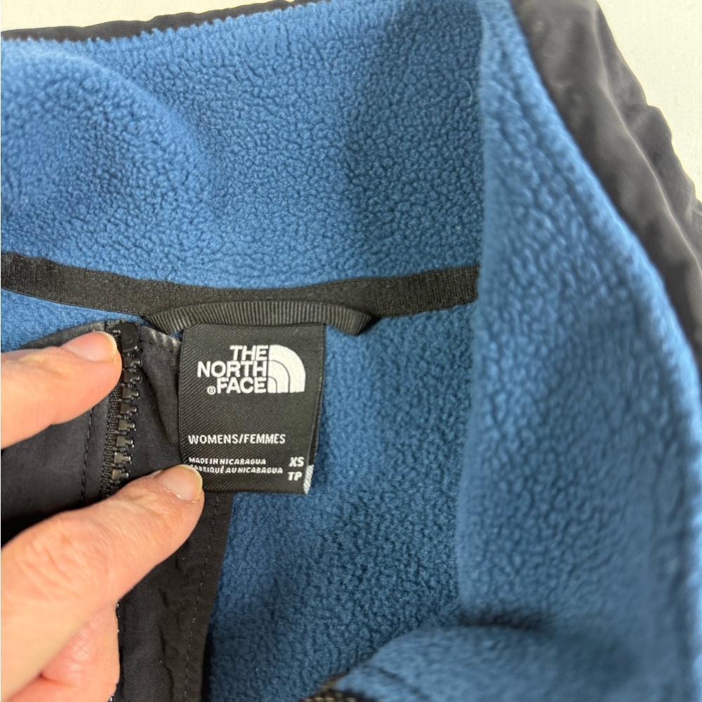 The North Face Fleece Jacket Full Zip Soft Warm Black XS A020425 - Picture 4 of 5